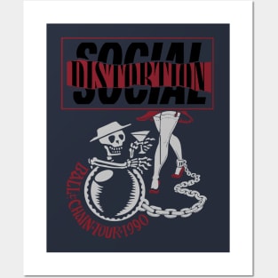 Social Distortion Ball And Chain Posters and Art